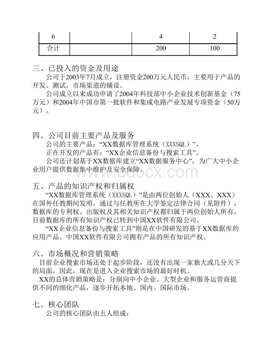 软件公司创业计划书范文资料下载.pdf_第3页