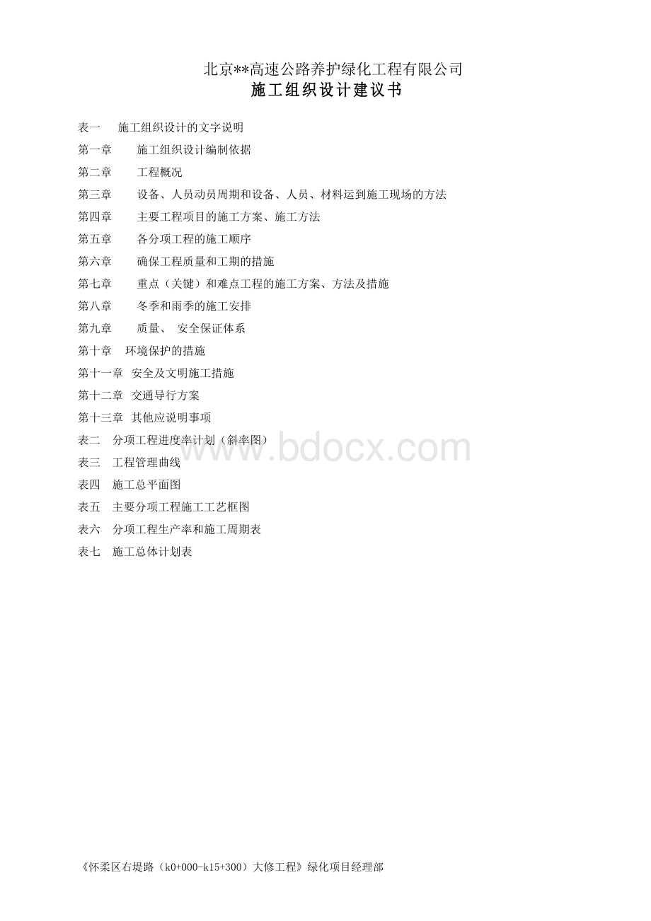 绿化工程施工施工组织设计文件Word文档下载推荐.doc