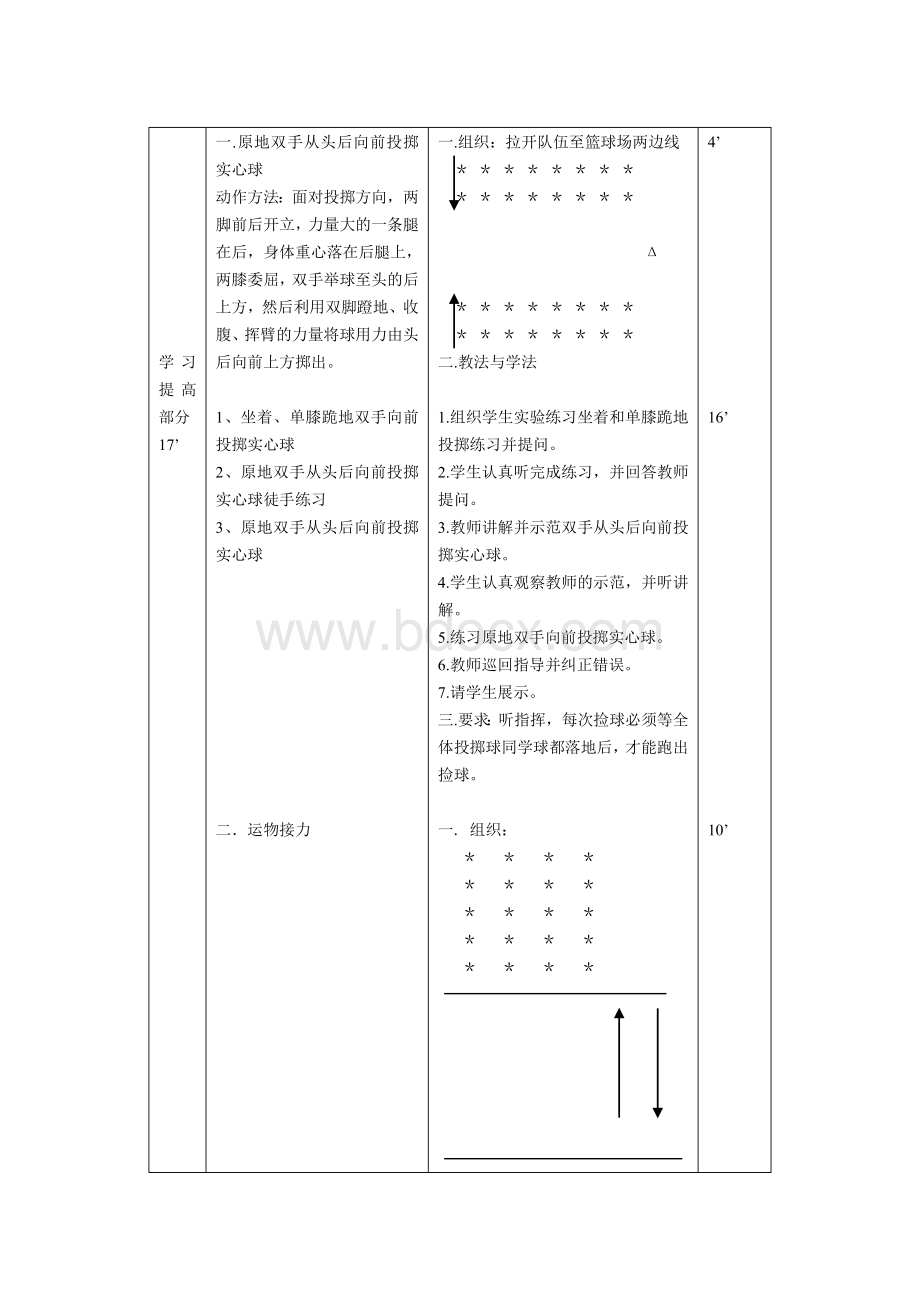 小学体育课投掷实心球教案_精品文档.doc_第2页