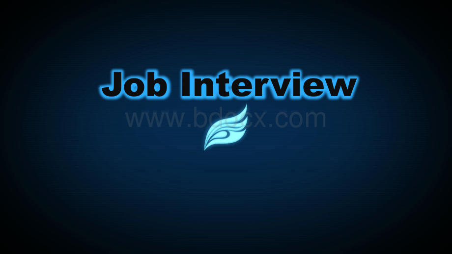 上课课件Job-Interview.pptx_第1页