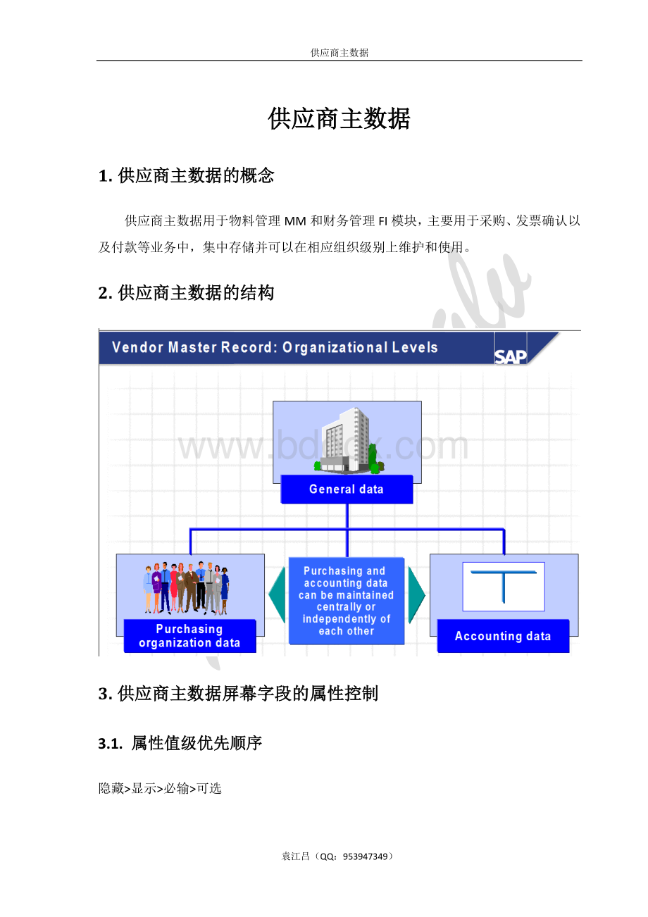 SAP供应商主数据.pdf_第1页