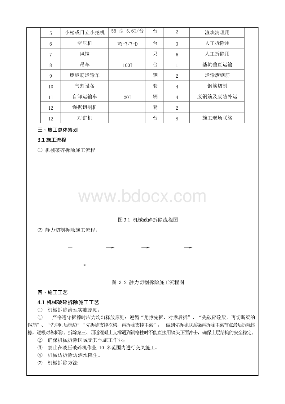 钢筋混凝土支撑拆除技术交底Word格式.docx_第3页