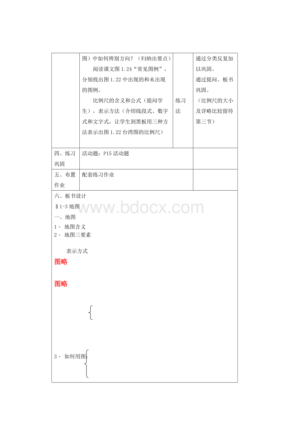 人教初中地理《地图》第一节教学设计_精品文档Word格式.doc_第3页