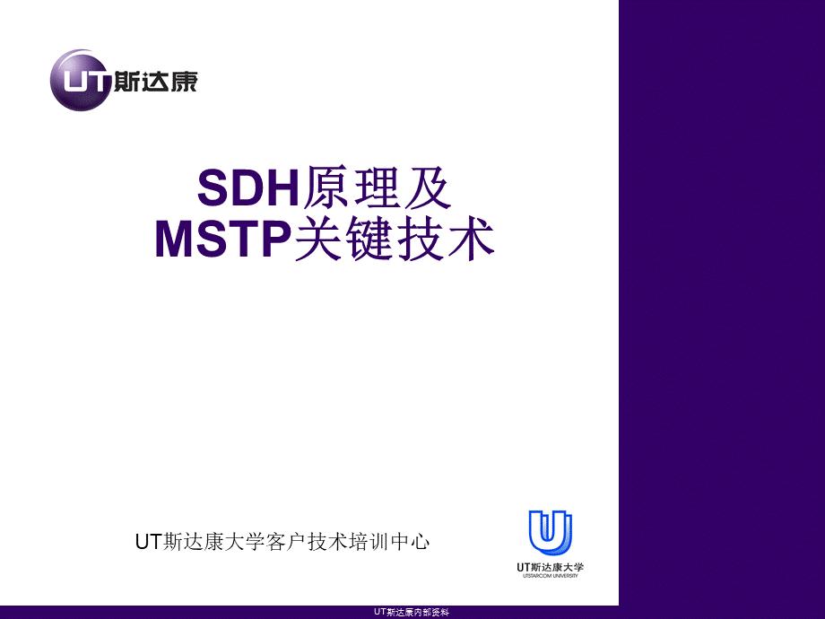 SDH原理及MSTP关键技术.ppt_第1页