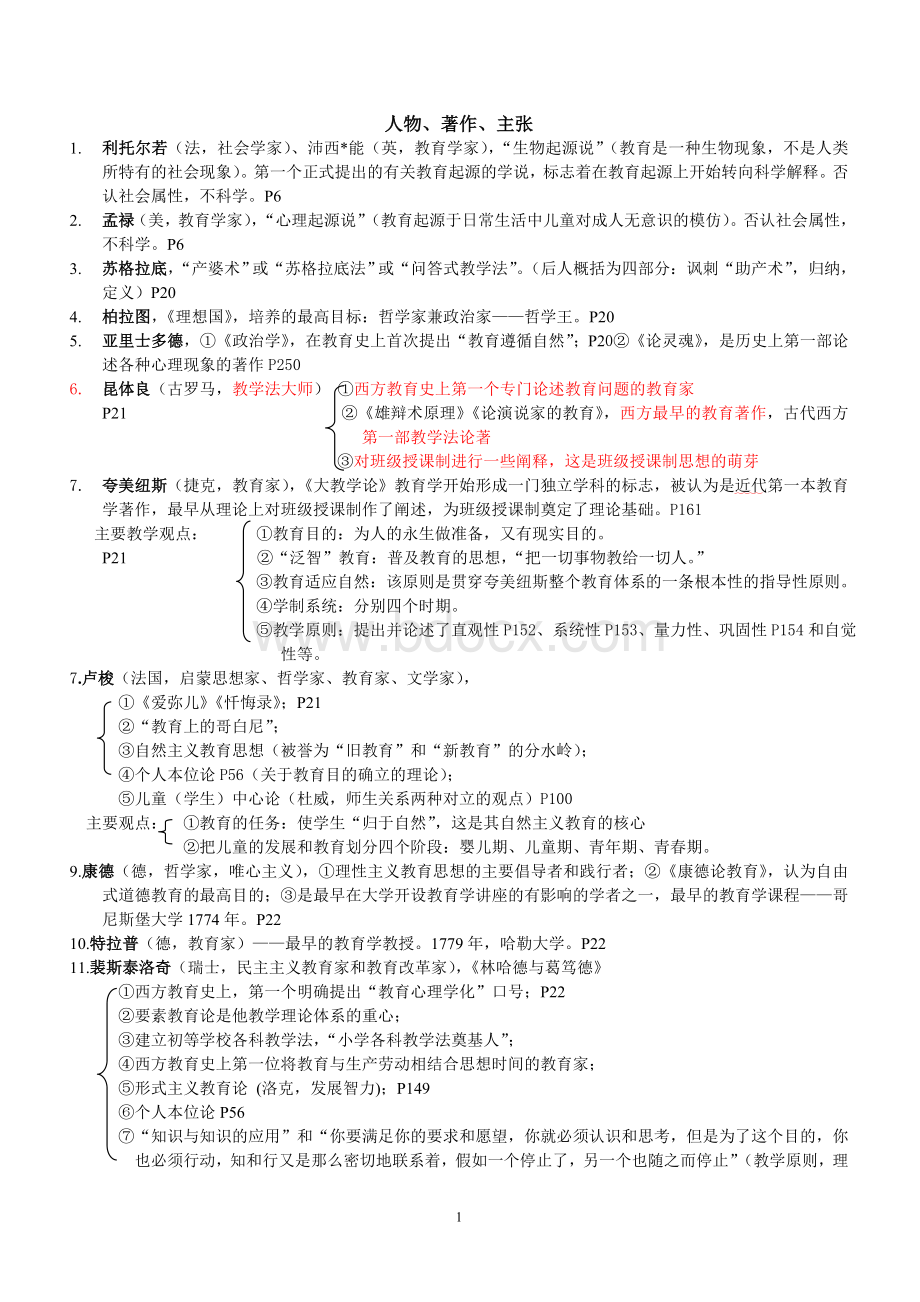 教师招聘考试知识点总结.doc