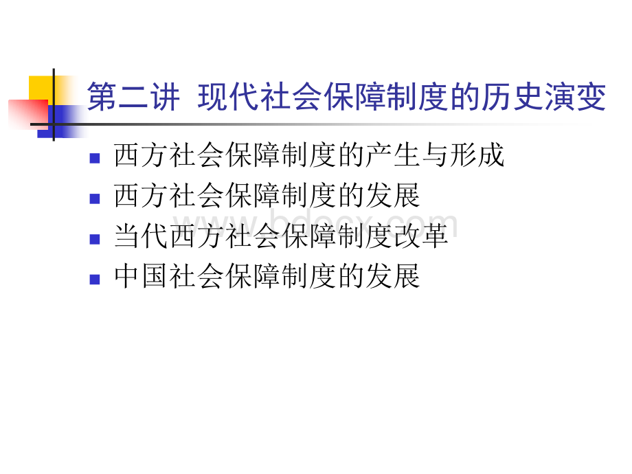 现代社会保障制度的历史演变精品文档.ppt