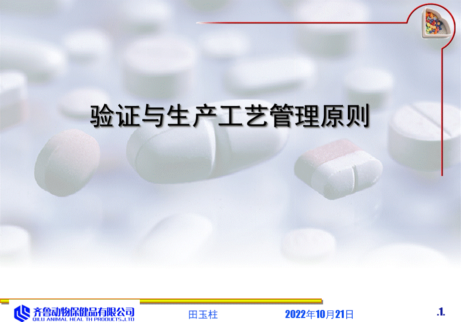 验证与生产工艺管理原则优质PPT.ppt