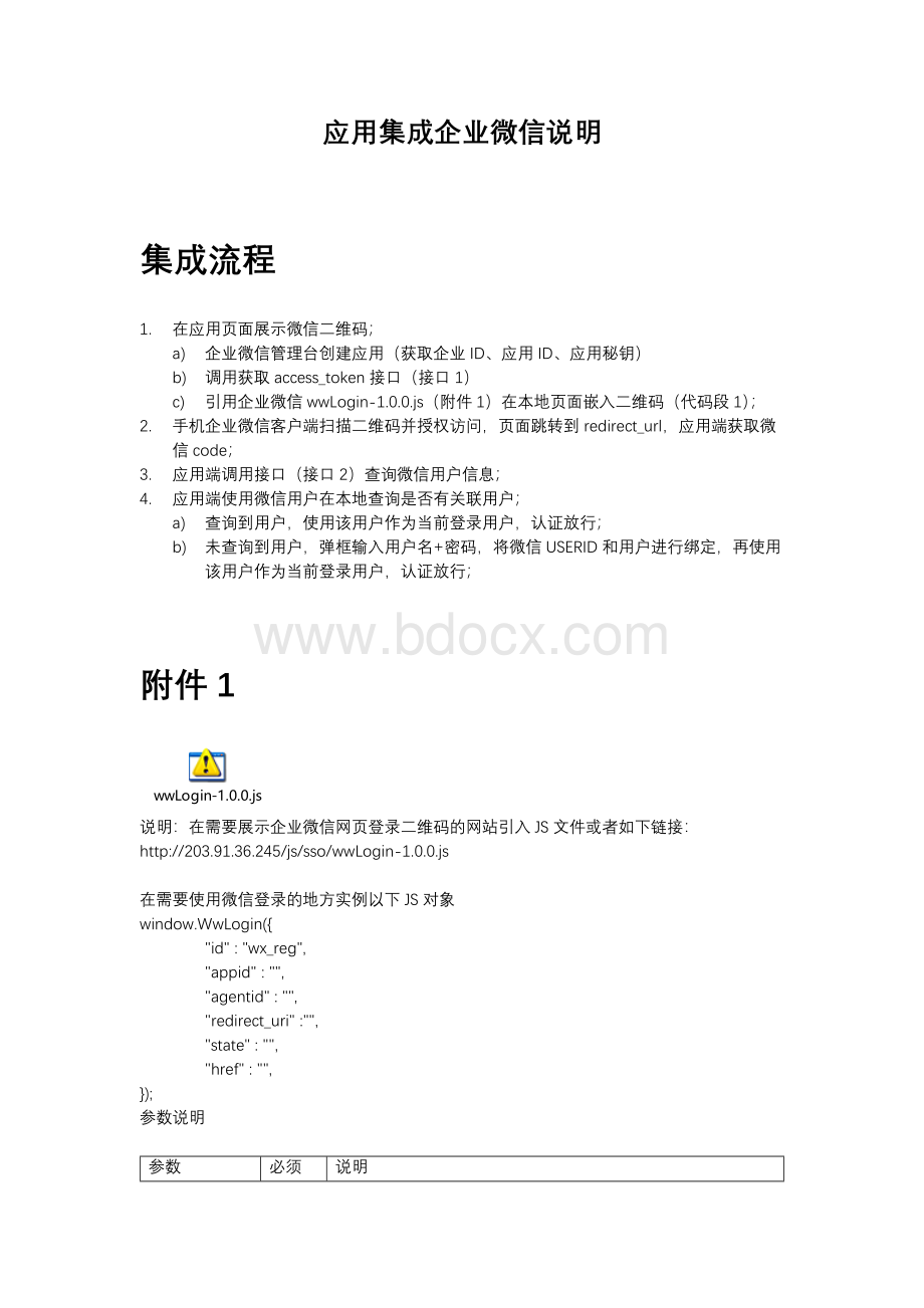 企业微信集成流程.docx_第1页