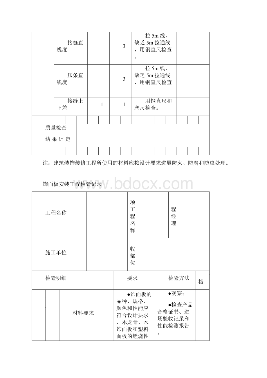 室内装修质量验收表文档格式.docx_第3页