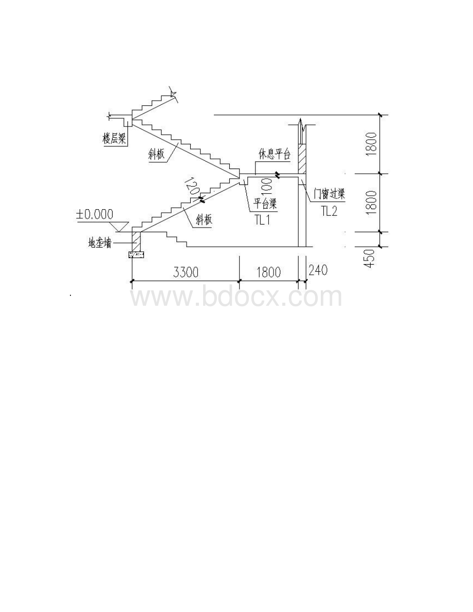 建筑结构实训楼梯雨棚文档格式.docx_第2页