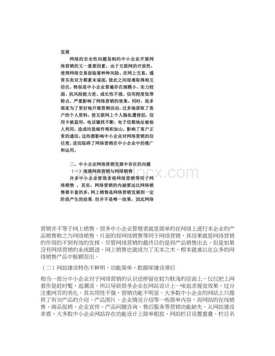 我国中小企业网络营销现状与策略分析文档格式.docx_第3页