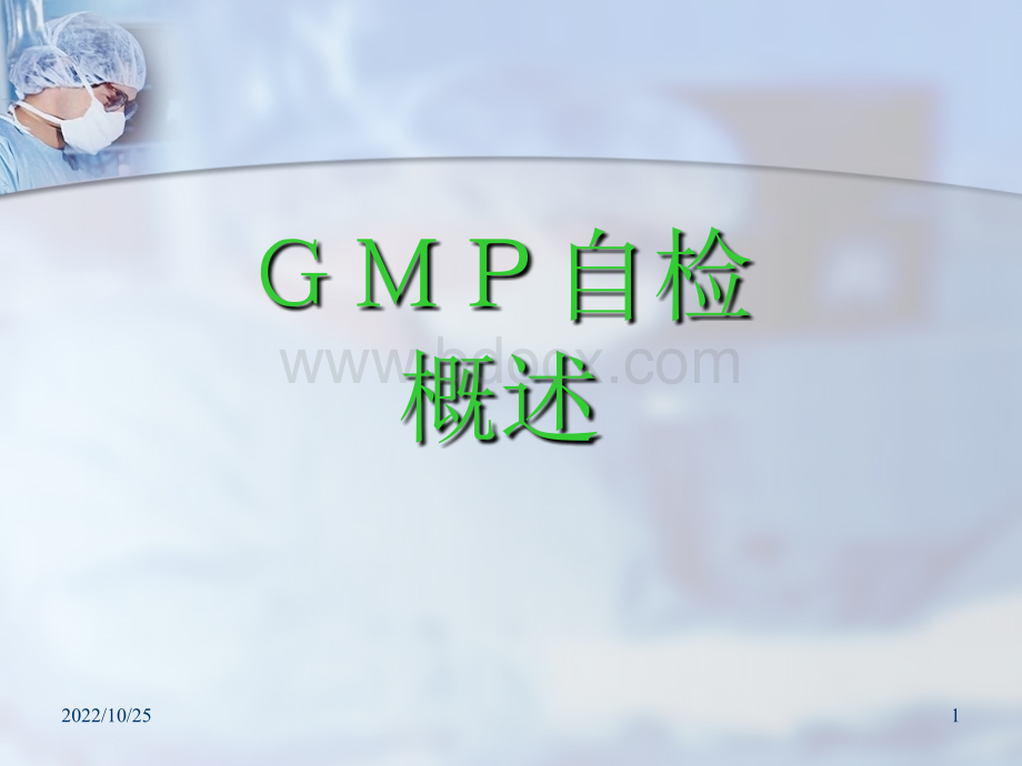 GMP自检概述内审.ppt