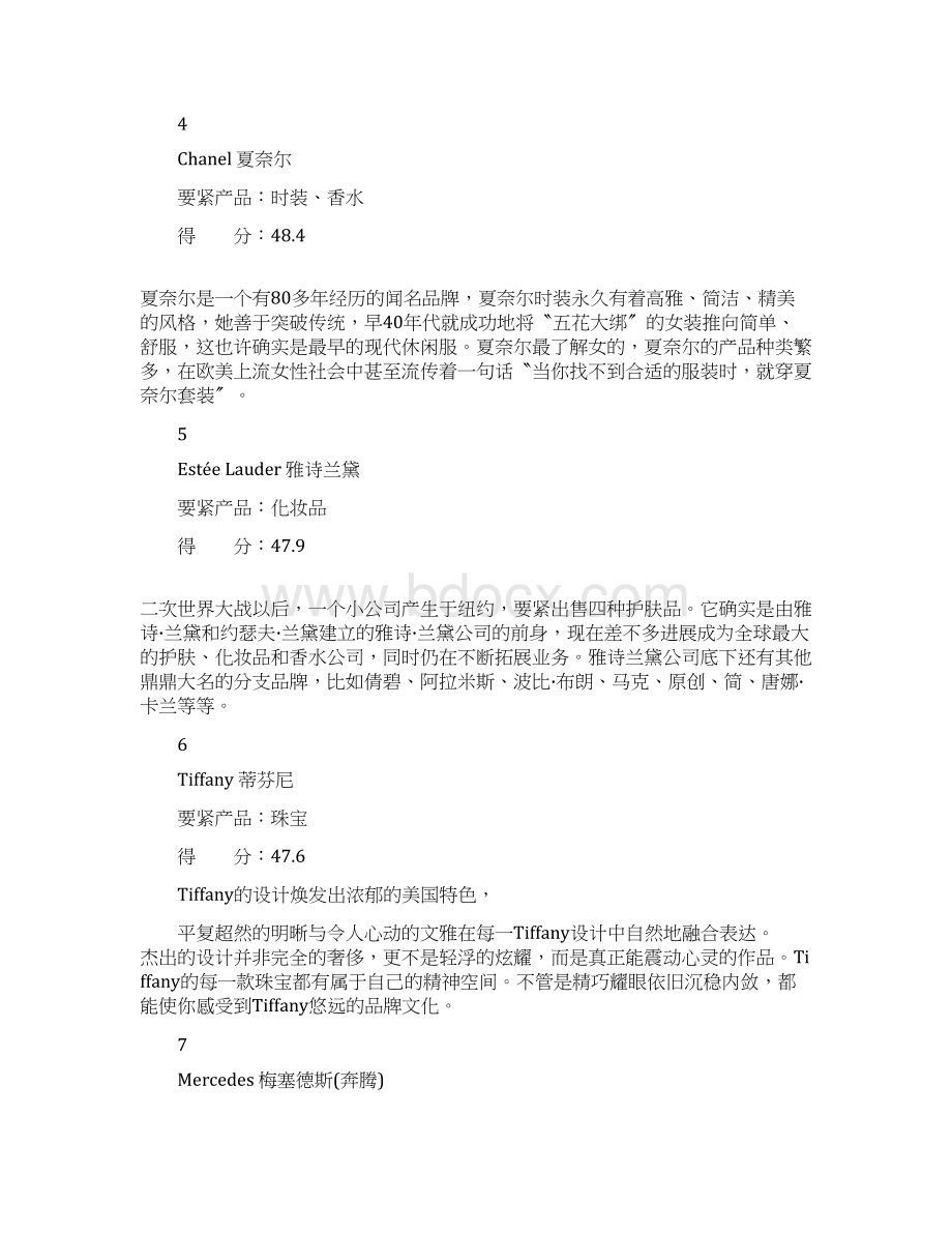 zd世界顶级奢侈品牌100强doc52.docx_第2页