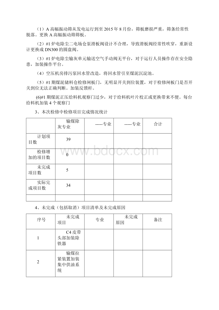 #1机组检修总结输煤除灰.docx_第3页