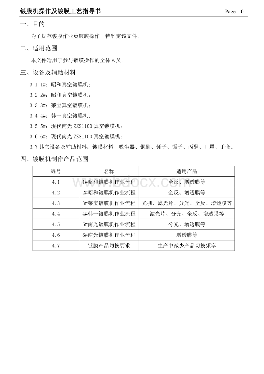 镀膜机操作及镀膜工艺指导书Word格式.doc_第3页