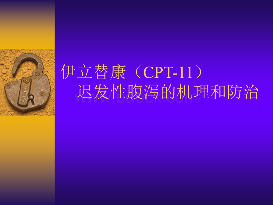 伊立替康CPT-11PPT推荐.ppt