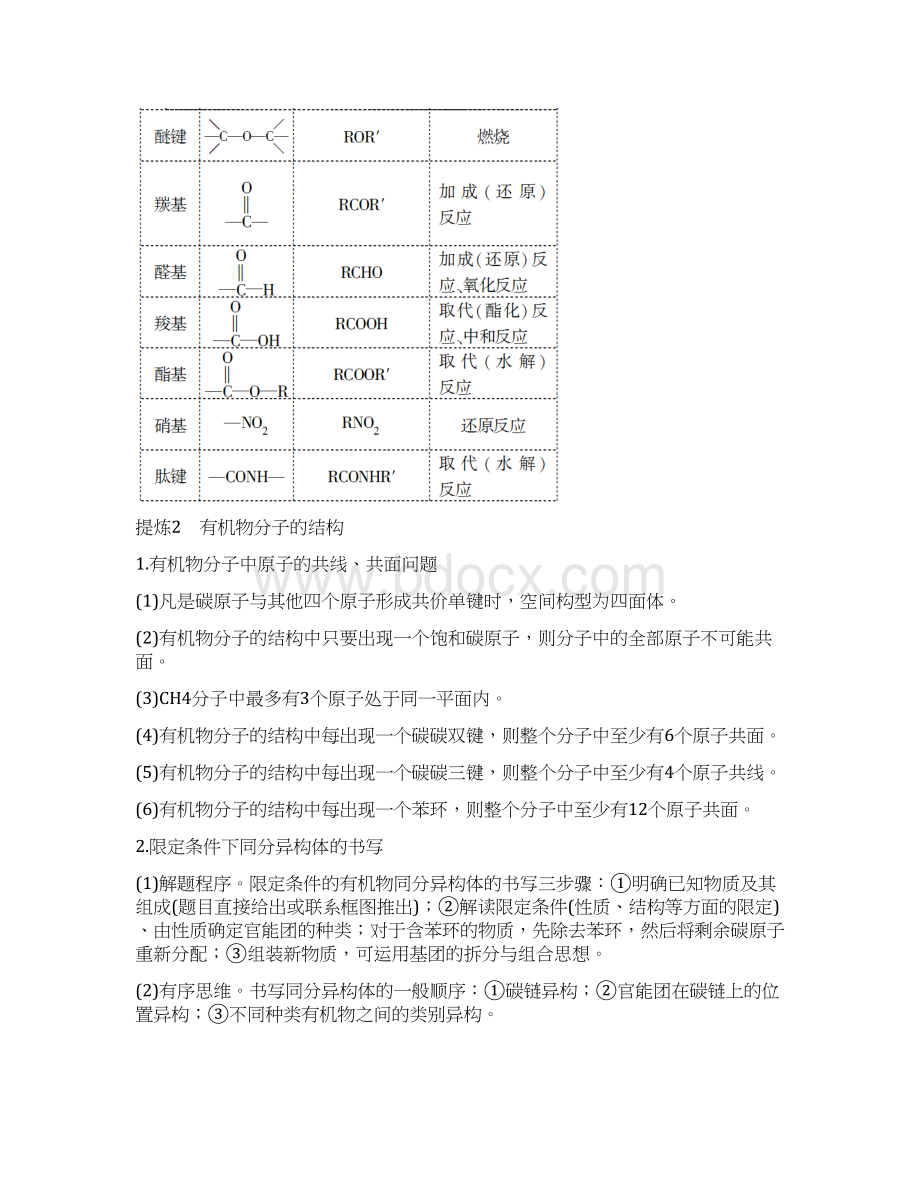 届高三化学二轮复习第1部分专题5有机化学基础突破点20有机推断与合成Word下载.docx_第3页