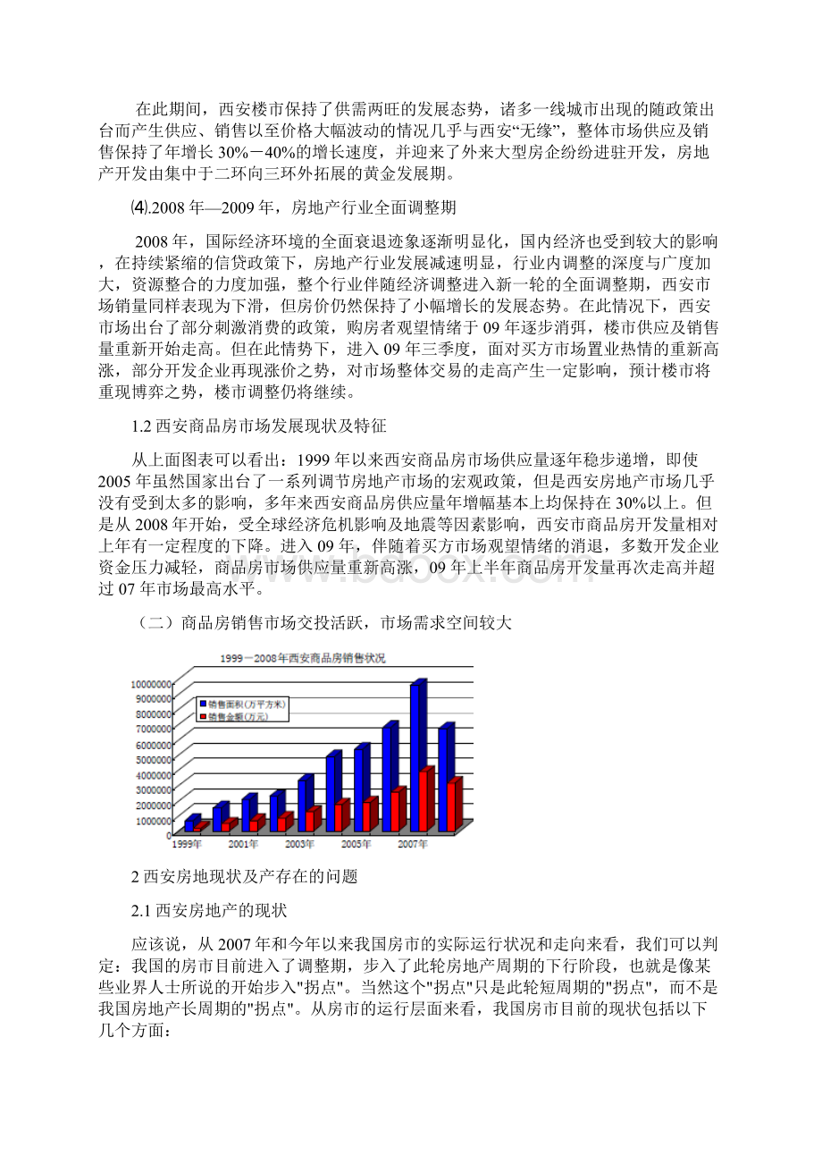 西安房地产发展现状与对策Word格式文档下载.docx_第2页