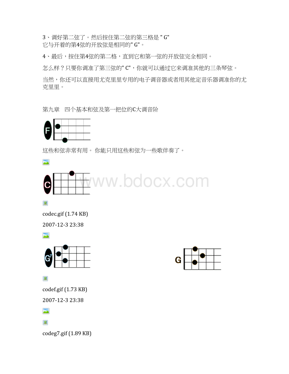 UKULELE教程新手入门必备.docx_第2页