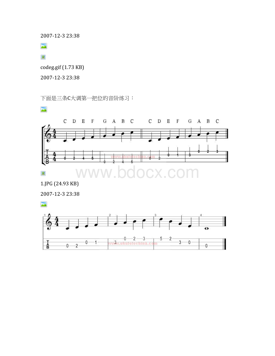 UKULELE教程新手入门必备.docx_第3页