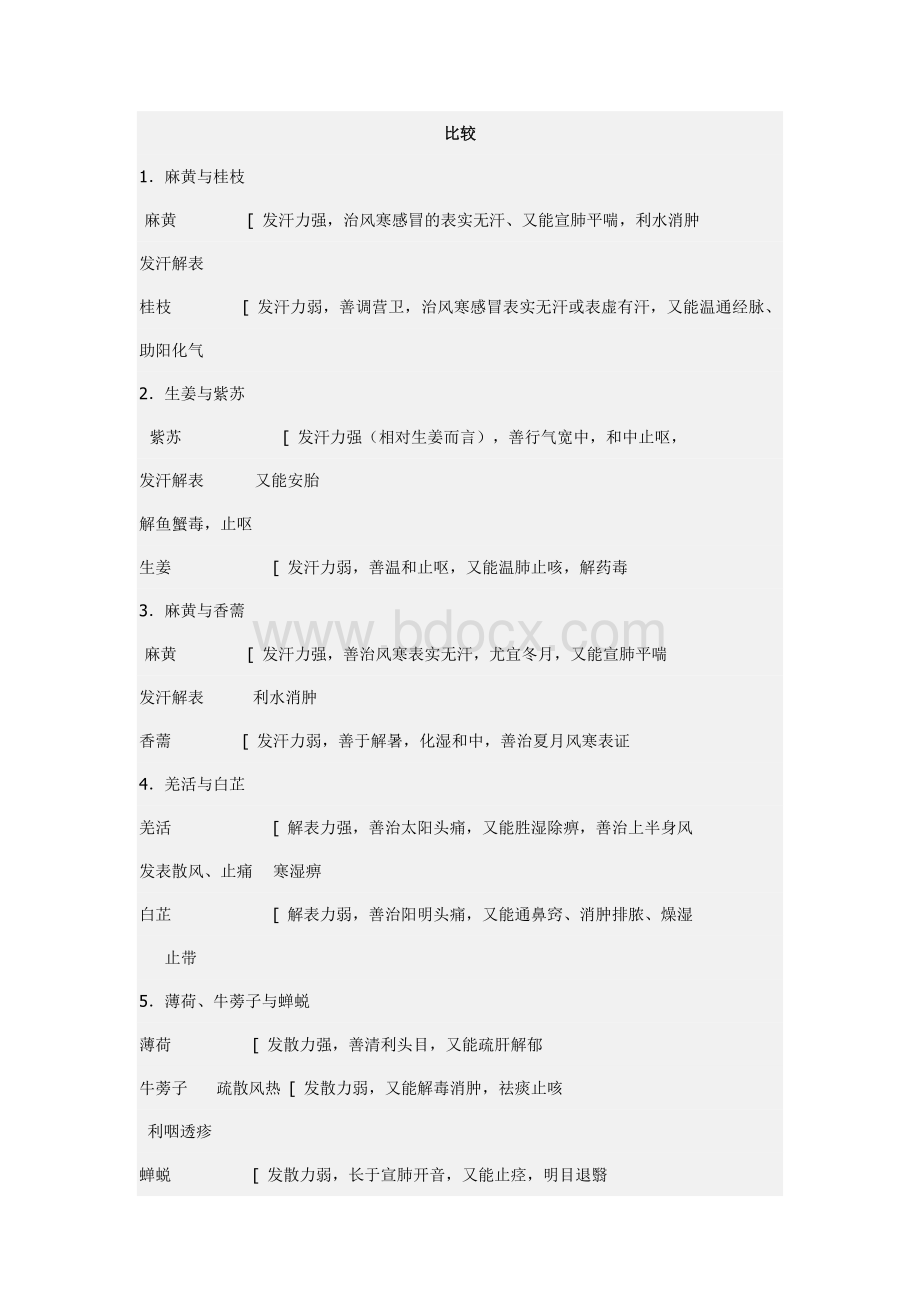 中药比较_精品文档.doc_第1页