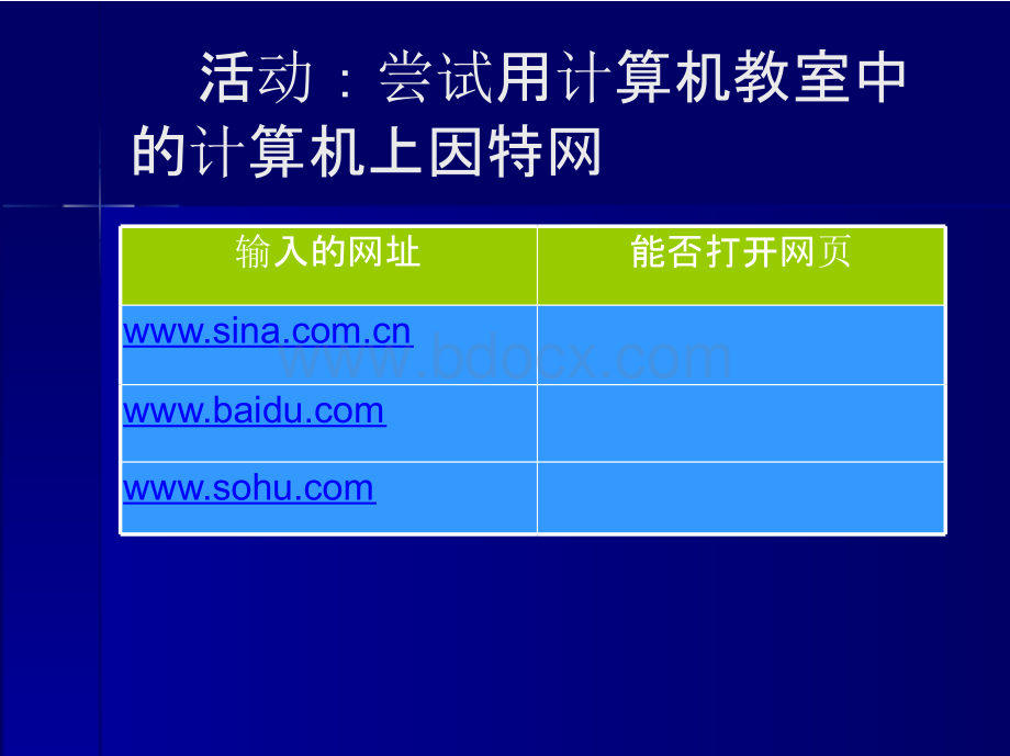 第三节 通过校园网访问因特网教案.pptx_第2页