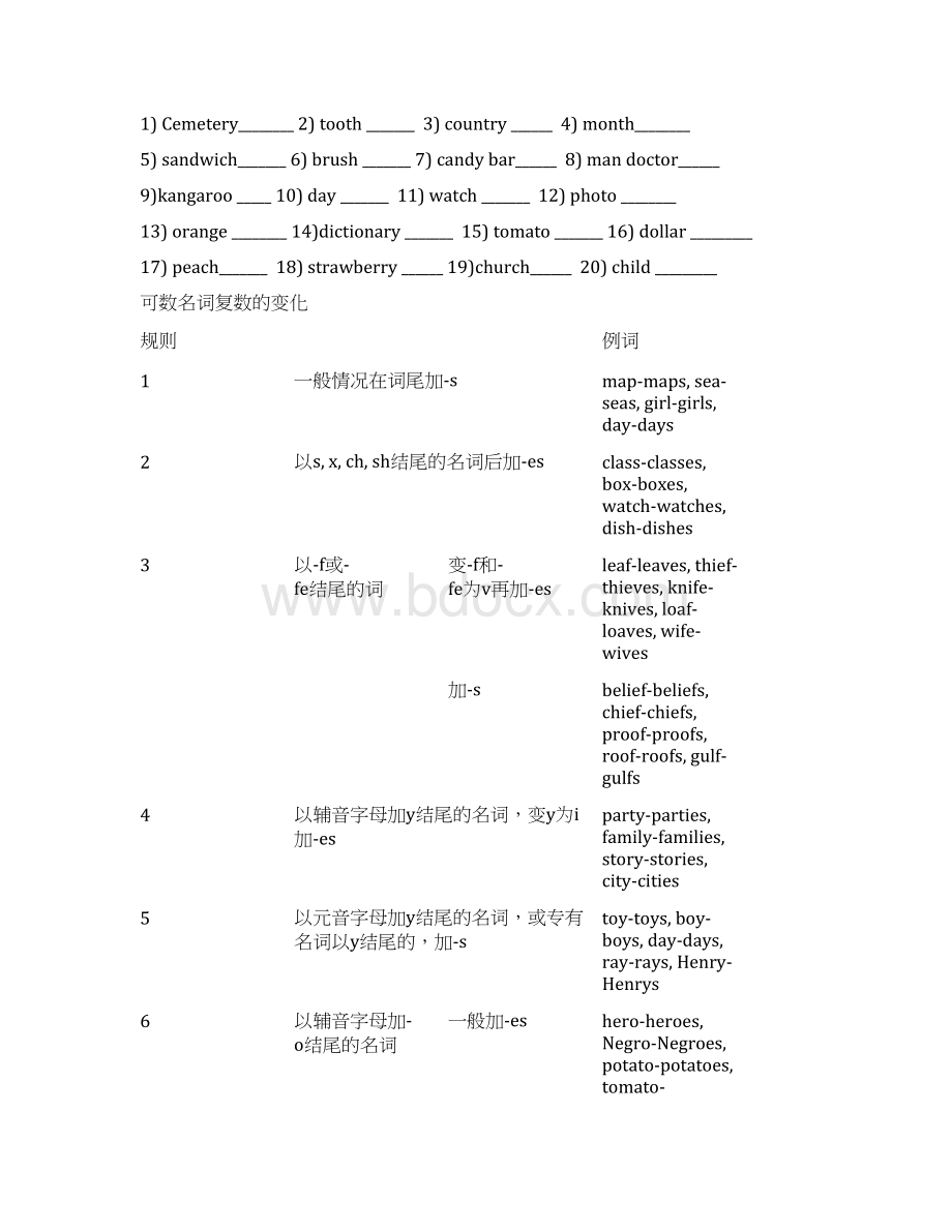 最新新版外研版英语七年级上册语法练习题资料Word文件下载.docx_第3页