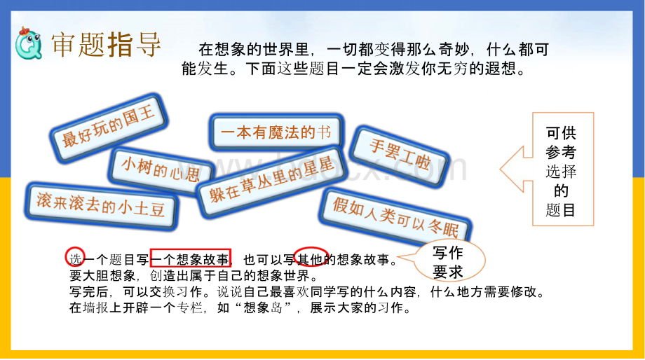 部编版三下第五单元习作《奇妙的想象》pptxPPT资料.pptx_第2页