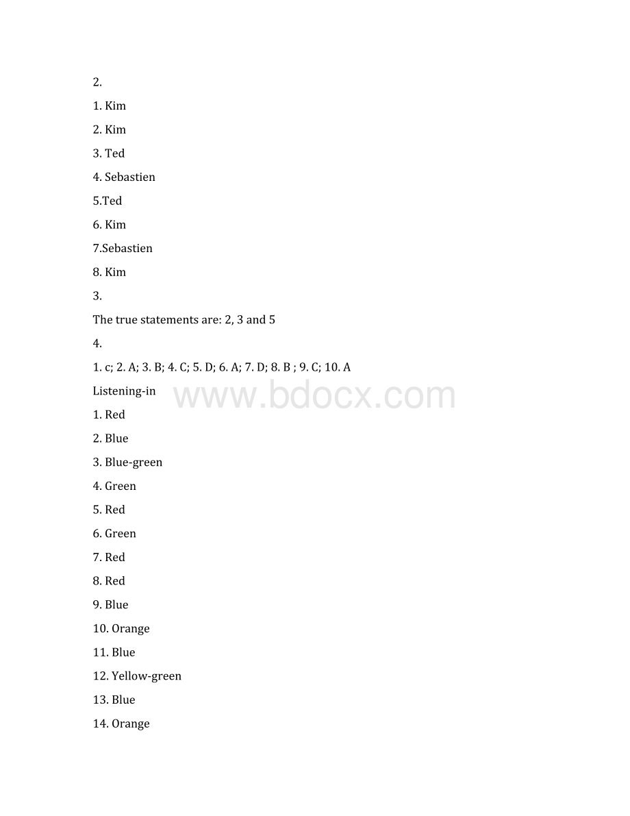 新标准大学英语视听说教程2习题答案与听力原文.docx_第3页