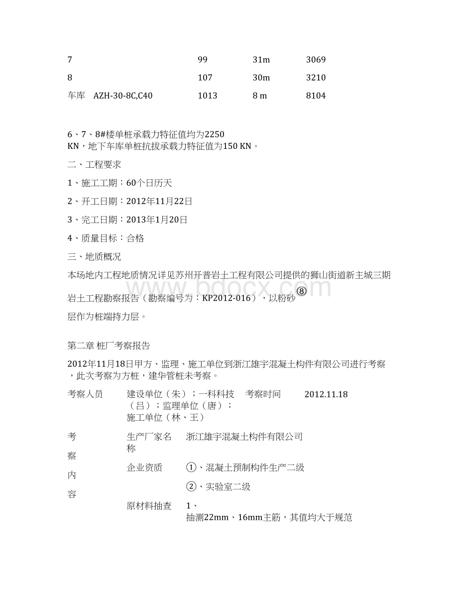 江苏某住宅小区桩基工程施工方案先张法预应力混凝土Word格式文档下载.docx_第2页