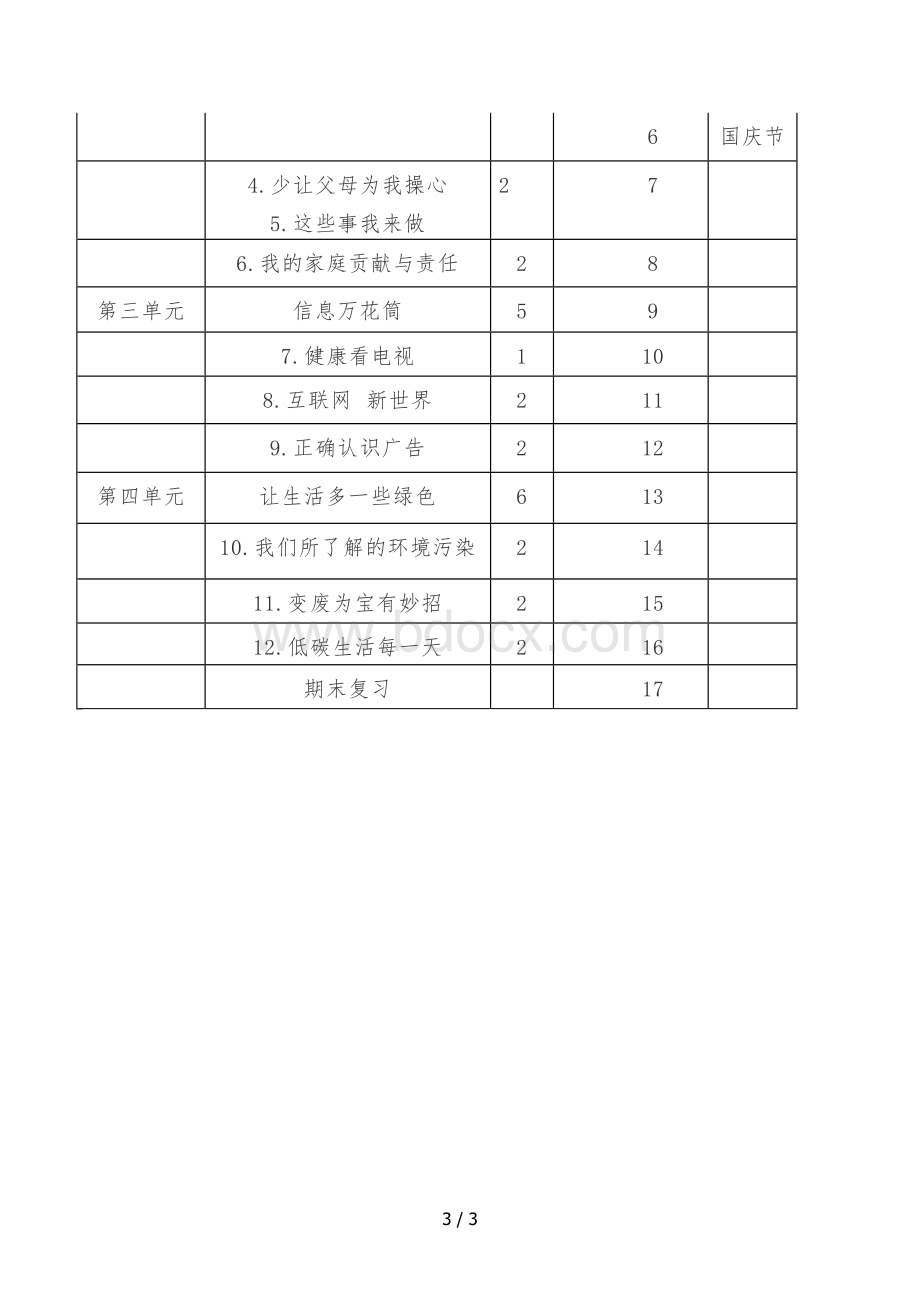 四年级道德与法治上册教学计划.docx_第3页