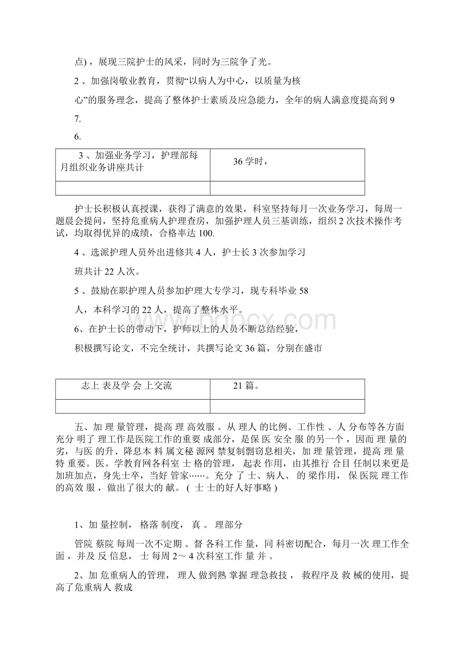 精神科医院的工作总结计划多篇范文docxWord文档格式.docx_第3页