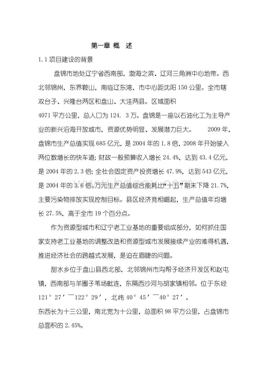 盐化工产业园区基础设施建设项目可行性研究报告Word格式.doc_第1页