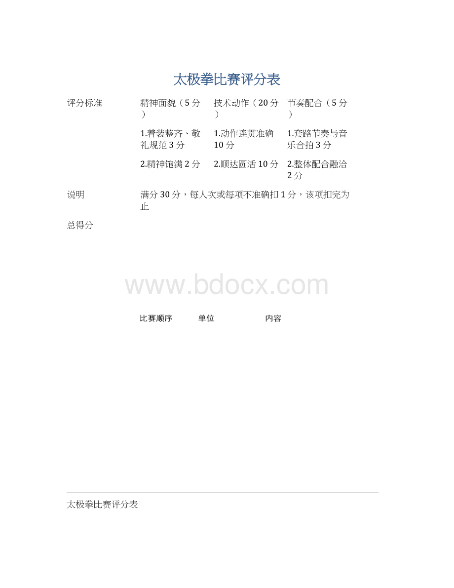 太极拳比赛评分表.docx_第1页