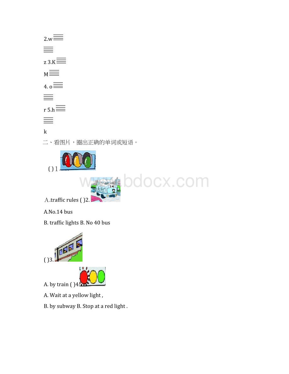 精选资料新PEP小学英语六年级上册期中复习知识点总结及练习.docx_第3页