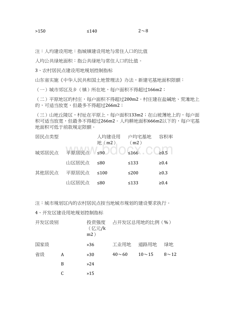 山东省建设用地集约利用控制标准.docx_第3页