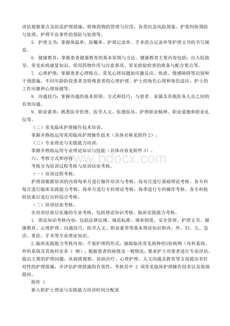 XXX中医医院新入职护士培训方案_精品文档Word格式.doc_第2页