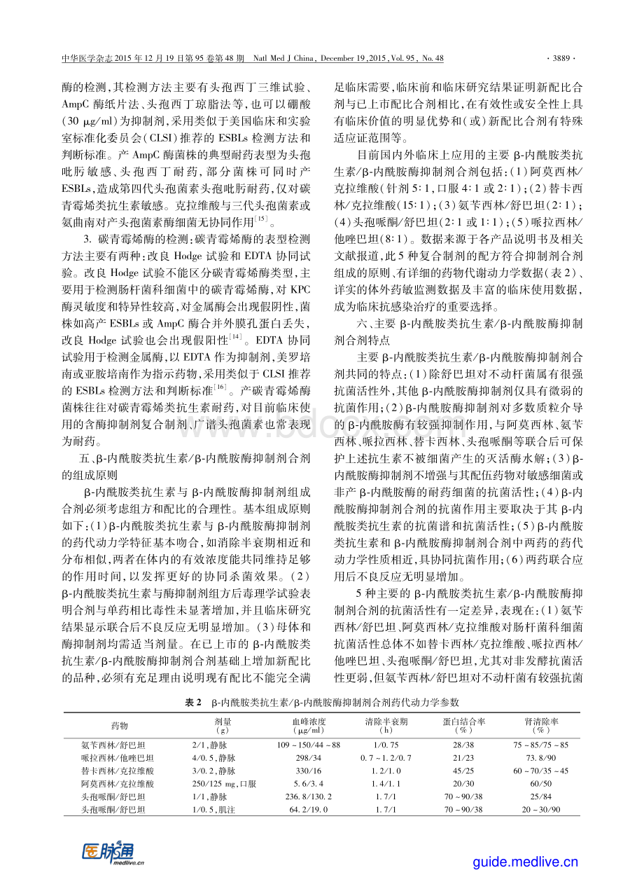 β-内酰胺类抗生素／β-内酰胺酶抑制剂合剂临床应用专家共识.pdf_第3页