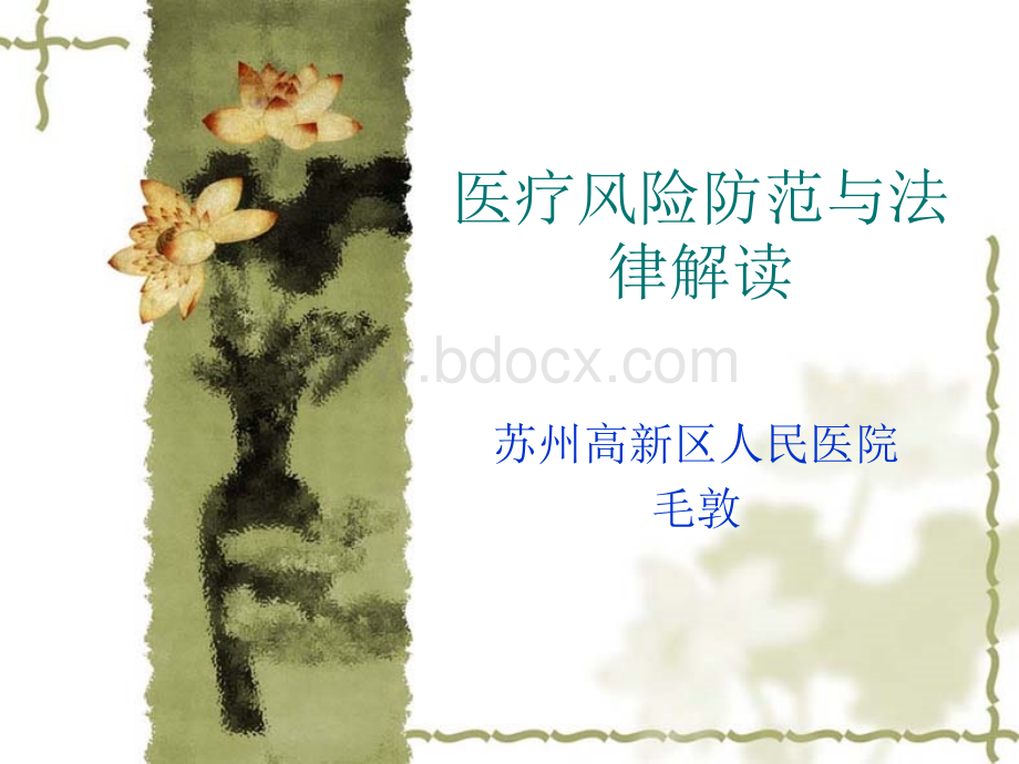 医疗风险防范要点.ppt