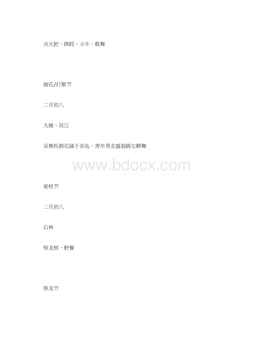 中国少数民族节日汇总文档格式.docx_第2页