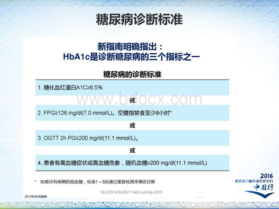 糖尿病基础中国新诊断T2D患者的特点及口服降糖药选择李响.ppt_第3页