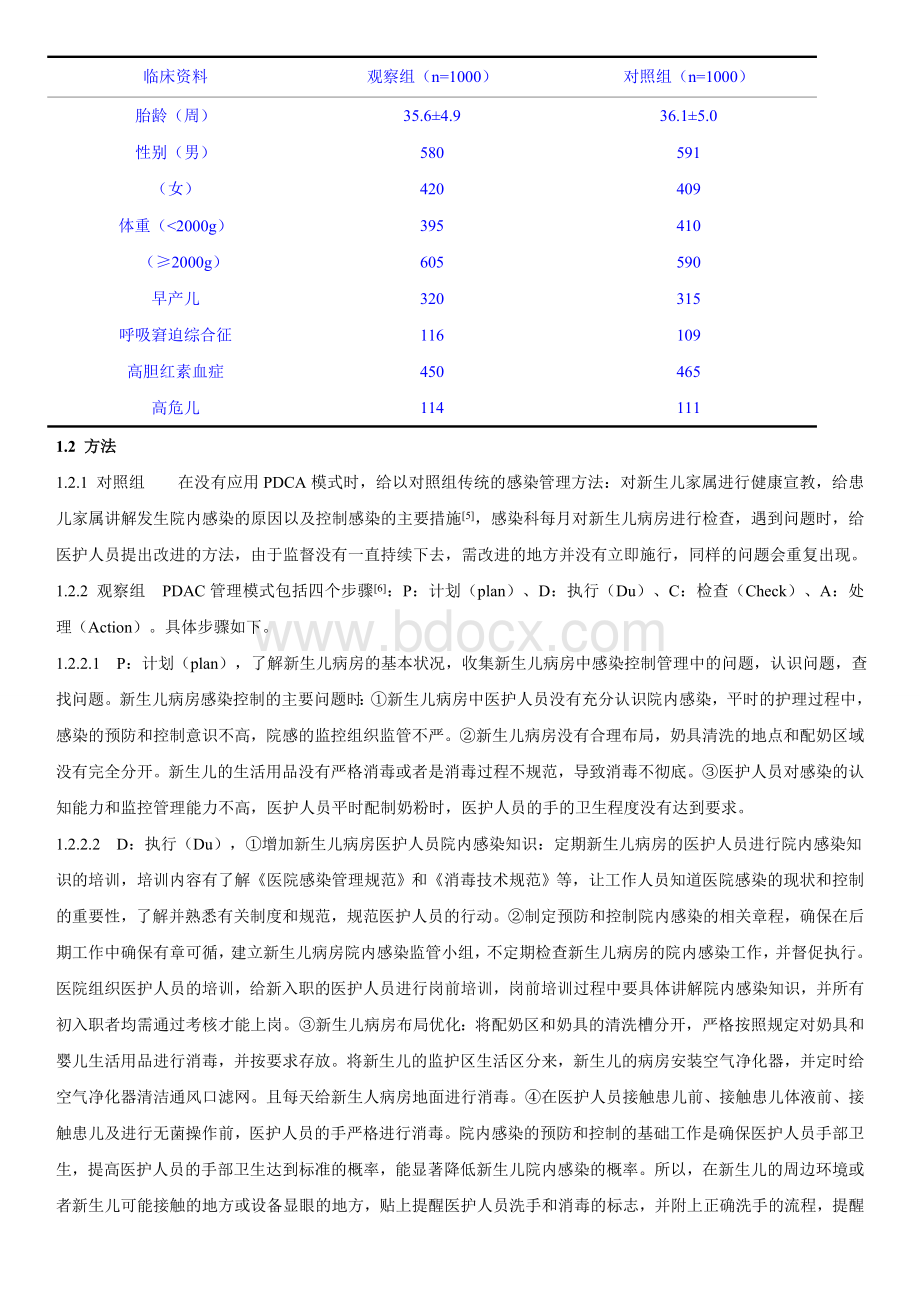 PDCA模式在提高新生儿病房院内感染控制质量中的应用效果分析_精品文档.doc_第2页