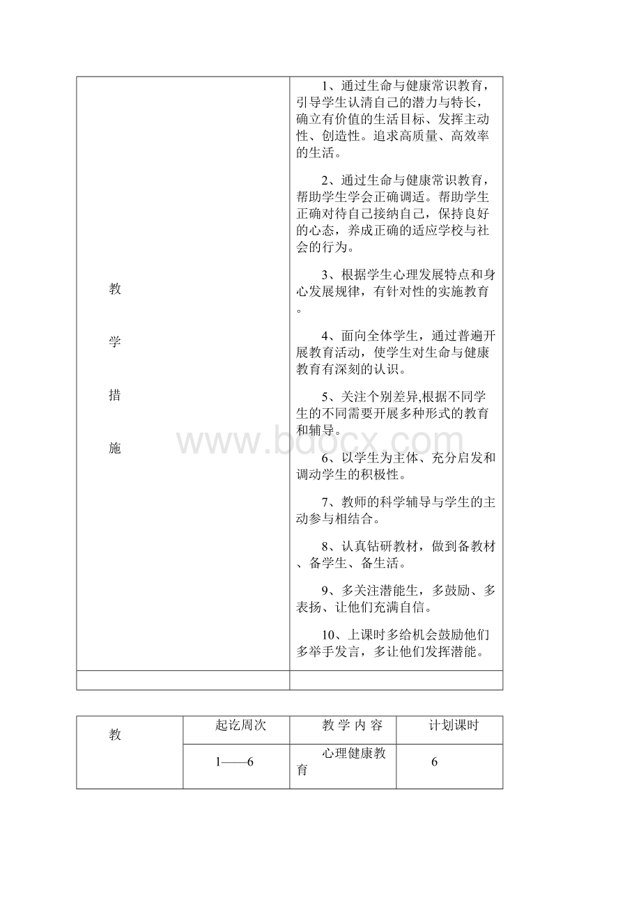 九年级生命与健康教学计划.docx_第3页