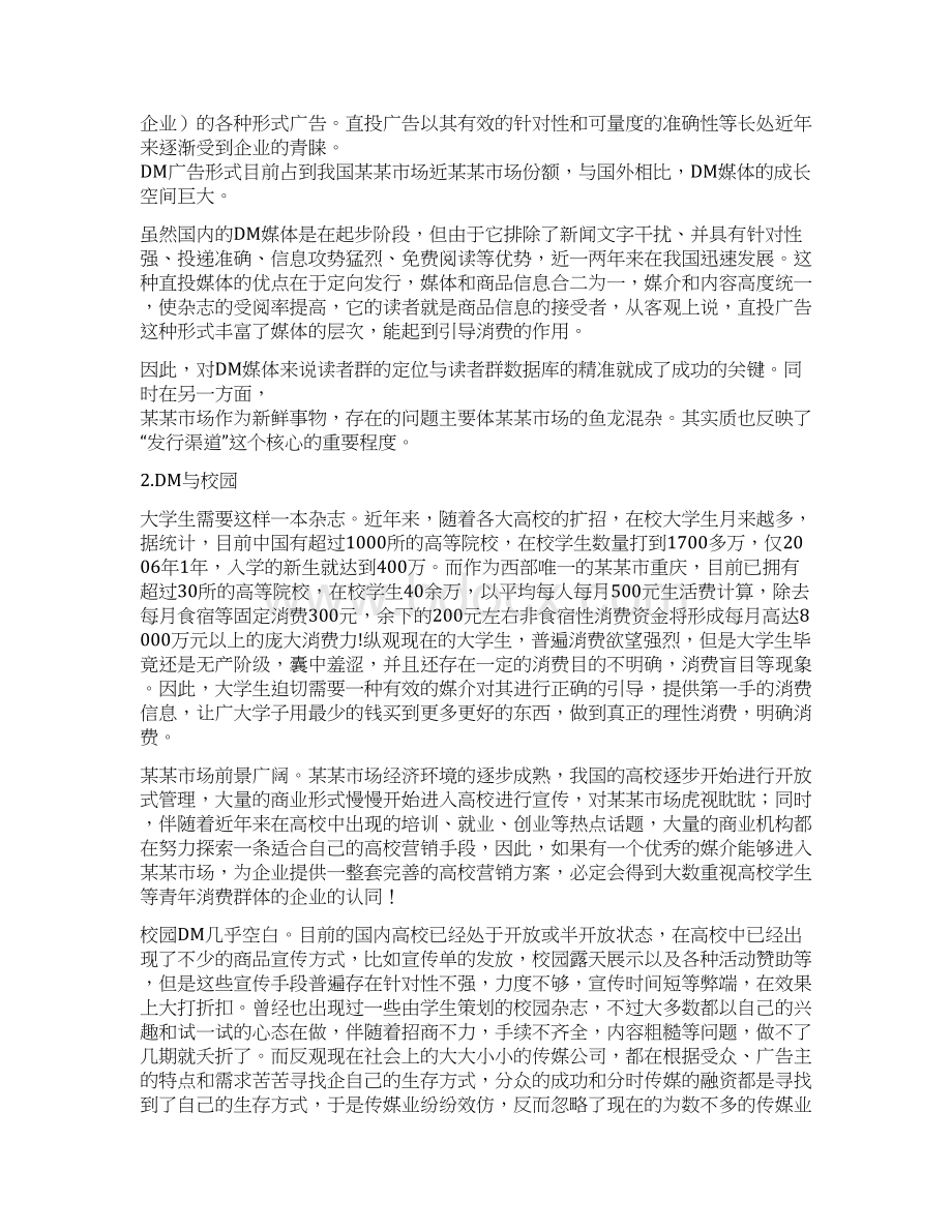 校园DM商业计划书Word格式文档下载.docx_第2页