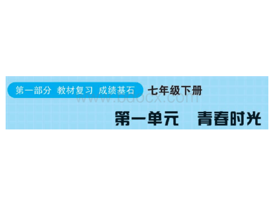 部编版七年级下册道德与法治复习课件.pptx_第1页