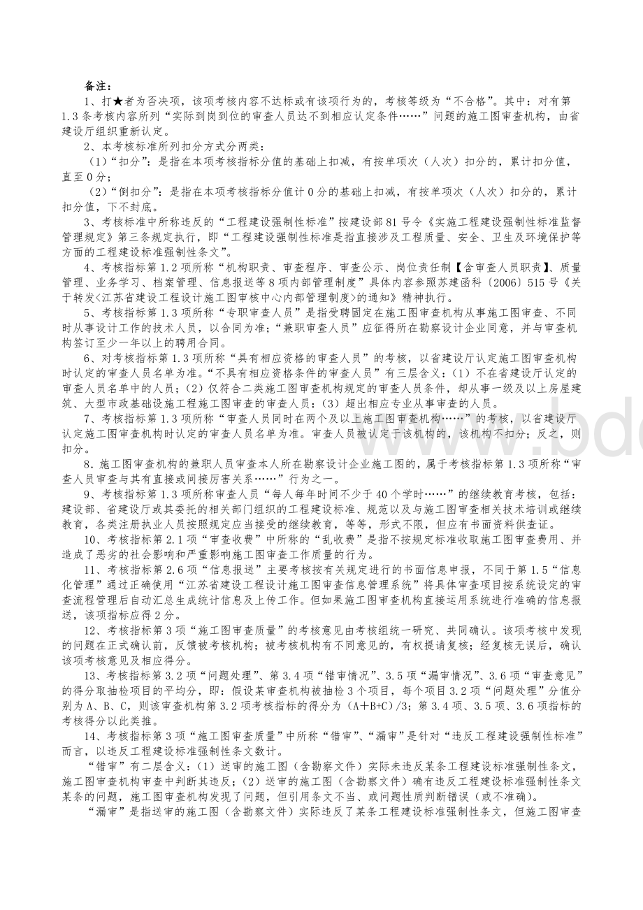 江苏省施工图审查机构考核标准试行_精品文档Word文档下载推荐.doc_第3页