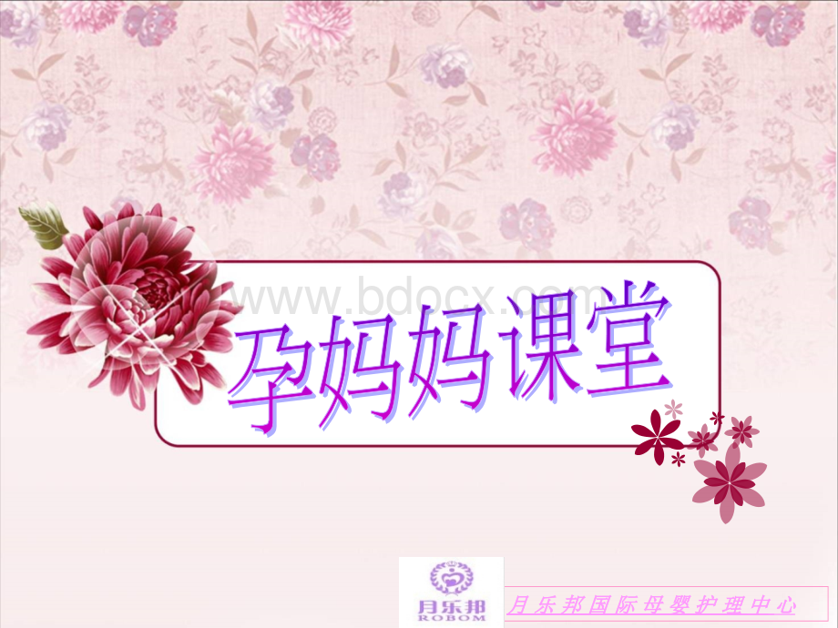 孕妈妈课堂之妈妈篇.ppt