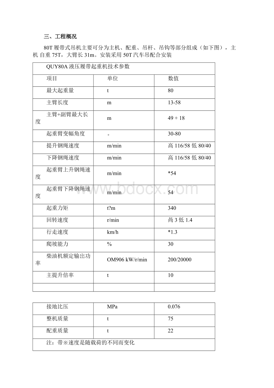 履带吊拆卸安装方案Word格式.docx_第2页