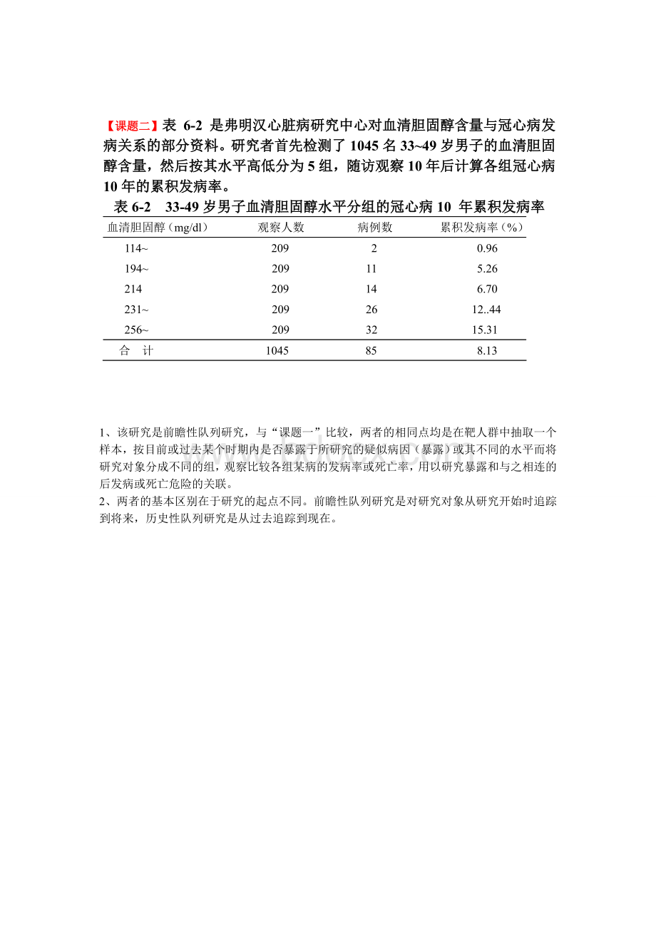 流行病实习课1_精品文档Word文档下载推荐.doc_第2页