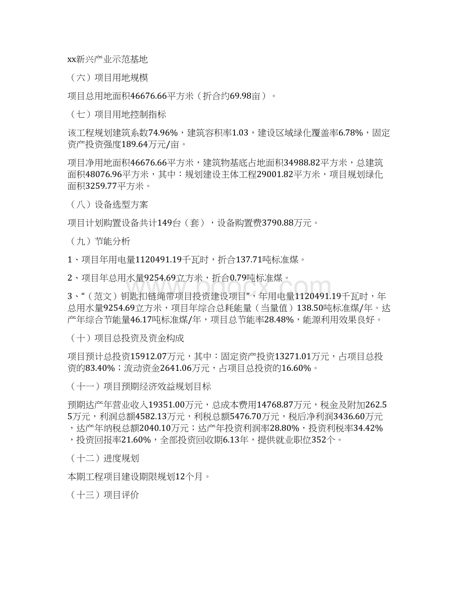 范文钥匙扣链绳带项目立项报告Word格式.docx_第2页